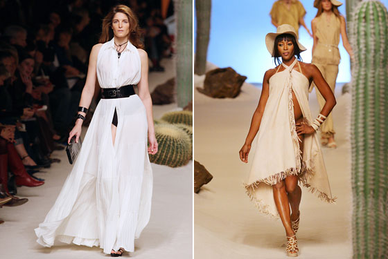 Naomi and Stephanie at Herm&egrave;s.