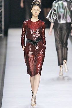 Yves Saint Laurent, spring 2009.