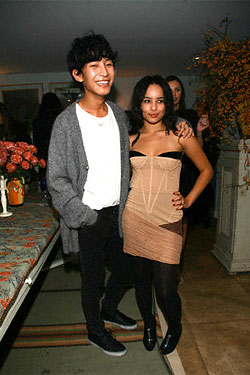 Alexander Wang with Zoe Kravitz last night.