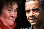 Obama Loses Out to Susan Boyle in High-Stakes Frump-Off