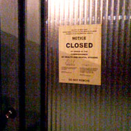 The dreaded sign.