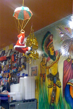 ’Tis the Season: The Parachuting Santa at the Hidden Taqueria