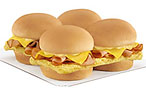 Waffle Sandwiches and Burger Shots