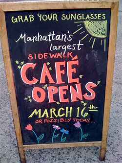 Bring the Spring: 75 Sidewalk Cafés That Are Already Open (Part 1)