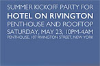 Matt Levine Will Throw Penthouse Parties Wednesday Through Sunday