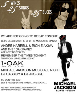 Highbrow Despicable? The Michael Jackson Wine Pairing