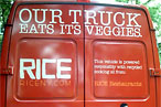 Rice’s Rig Runs on Recycled Oil