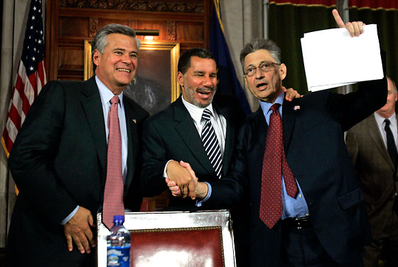 Skelos, Paterson, and Silver: "We're number one!"