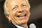 Joe Lieberman Momentarily at the Center of the Political Universe