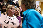 Blustery Clinton Pulls Out the Stops in Florida