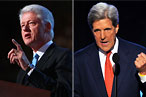 John Kerry Finds His Voice in Time to Share Dem Spotlight With Bill Clinton