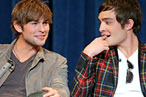 Chace Crawford and Ed Westwick Caught Nearly Touching in Public!