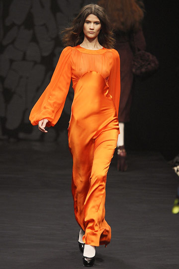 Ossie Clark - Ossie Clark - Fall 2009 Collection :  full length bell sleeves collection designer