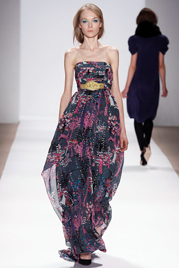 Tibi - Tibi - Fall 2009 Collection#\ : ny mag allover print new york magazine gown dress