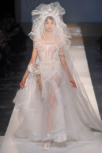 Jean Paul Gaultier Spring 2009 Couture Wedding Dress