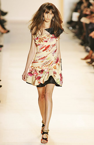 Christian Lacroix - Christian Lacroix - Spring 2009 Collection# :  spring 2009 dress thigh length christian lacroix