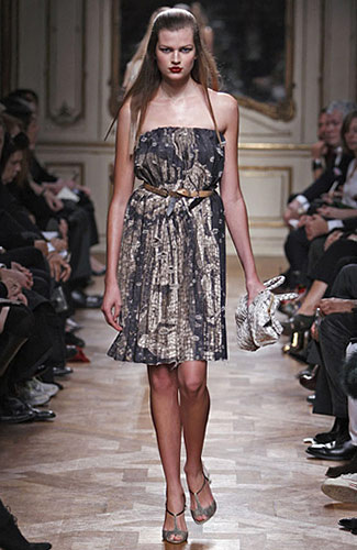 Miu Miu - Miu Miu - Spring 2009 Collection## :  fitted at waist strapless clothing womens