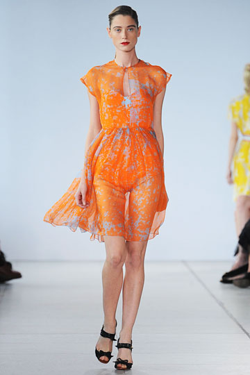 jonathan saunders ss 2011 paint splashes