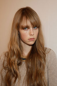 Edie Campbell Hair