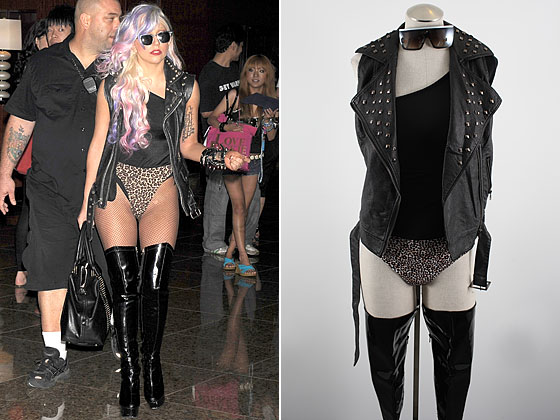 Lady Gaga Disco Stick Outfit. Starting with: Lady Gaga.