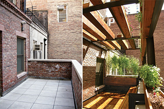 A Barren Terrace Turned Green Sanctuary - Home Design Fall 2009 ...