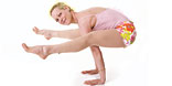 An instructor at Pure Yoga