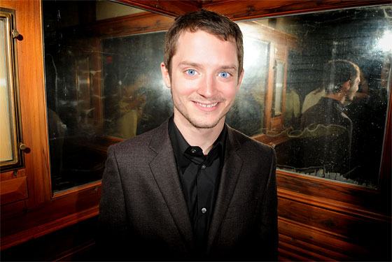 The smile of a man who made it to the VIP room.