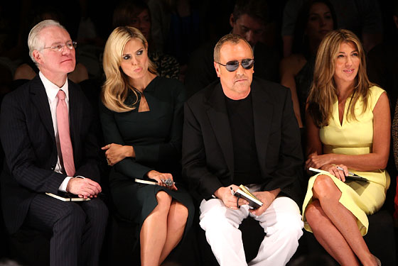 From left, Tim Gunn, Heidi Klum, Michael Kors, and Nina Garcia.