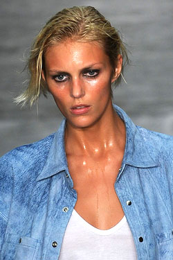 A model from Alexander Wang's spring 2009 show.