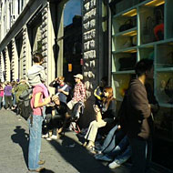 The line this morning.