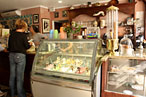Gelato and espresso at Manducatis Rustica.