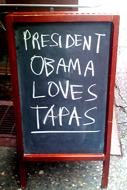 Barack Obama May or May Not Care About Terroir’s New Brunch, Boqueria Soho’s Menu