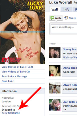 According to Facebook, Luke Worrall and Kelly Osbourne Are Engaged