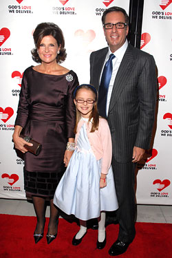 The Slatkin family on October 20, largely devoid of bling.