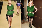 Madonna’s Hairy Green Dress Is Actually Louis Vuitton