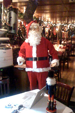 ’Tis the Season: The Moving, Grooving Santas and Rudolphs of Little Italy