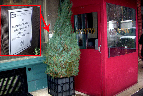 Gusto Closed for Three Days, Fate of Next-Door Space Undecided
