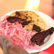 Rafael Soler's pupusas.