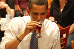 Obama's beer isn't even close.