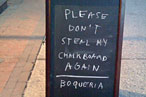Suba Closes Next Saturday; Boqueria’s Chalkboard Goes Missing