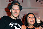 Rachael Ray and Spike Mendelsohn at the Bash.