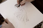 A sketch from the fall 2008 collection.