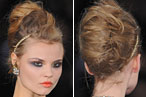 The updo at Zac Posen