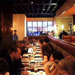 The dining room.