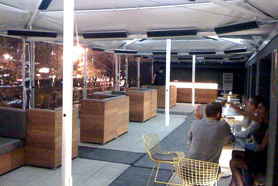 Shang's outdoor space when it was in preview mode.