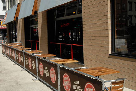 Brother Jimmy’s and Patois Add Sidewalk Seats