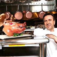 Daniel Boulud and friend.