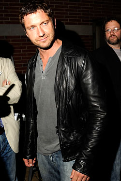 Gerard Butler: man about town.