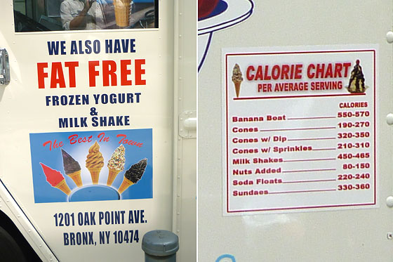 Calorie-diculous! Ice-Cream Truck Takes Customers on a Guilt Trip