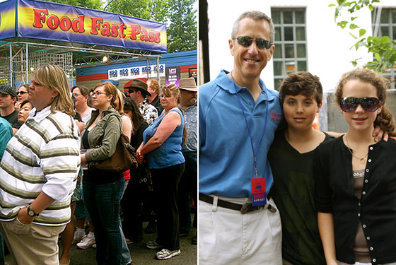 The lines in San Fran; Danny Meyer and fam.